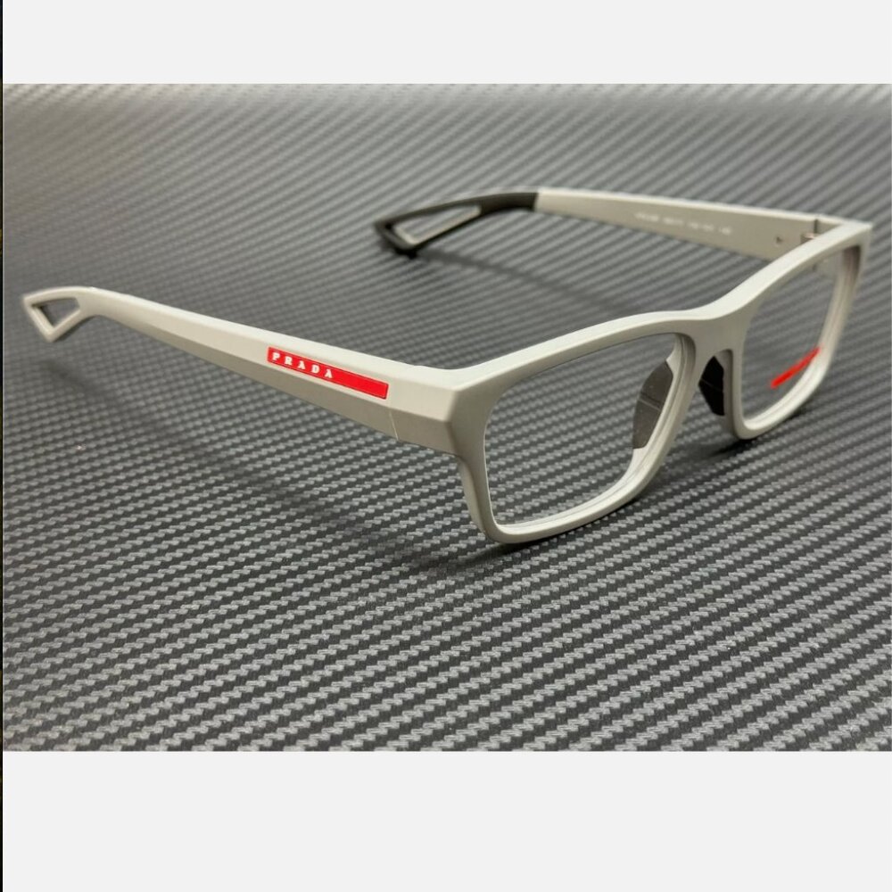 Prada Men's Grey Eyeglasses 56mm - Picture 4 of 6